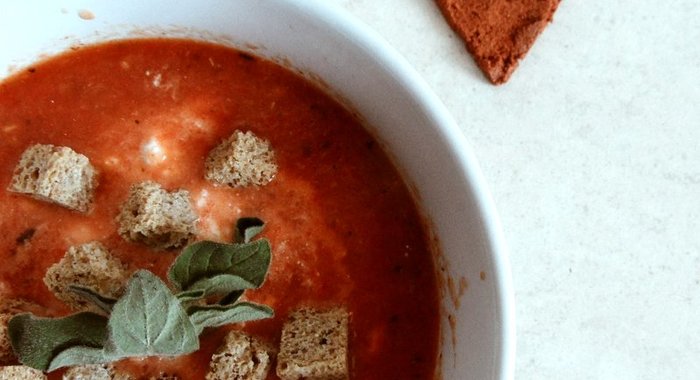 Суп-пюре из красного болгарского перца