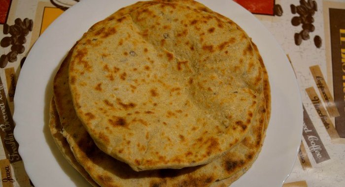 Ржаной хлеб на сковороде