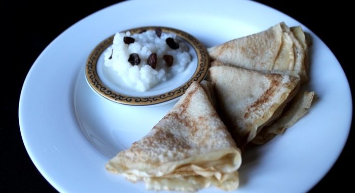 Постные блины на воде