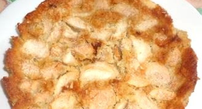 Кокосово-яблочный пирог