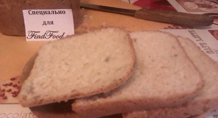 Белый хлеб с семечками в хлебопечке