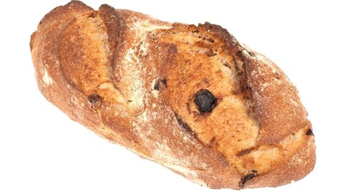 Хлеб с изюмом, лесными орехами и шалотом