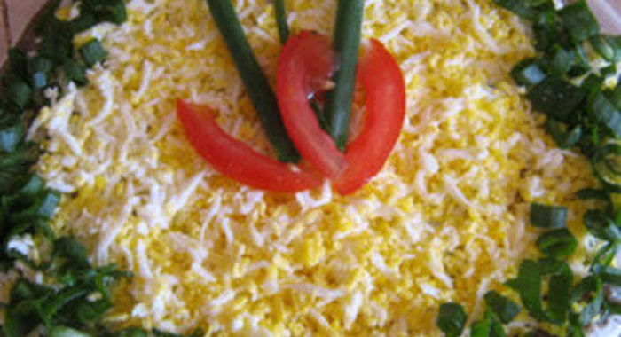 Торт из куриной печени Летний