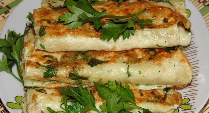 Рулетики из лаваша жареные