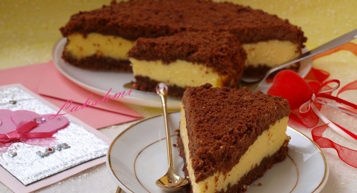 Творожный торфяной пирог