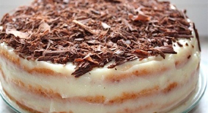 Творожный торт на сковороде