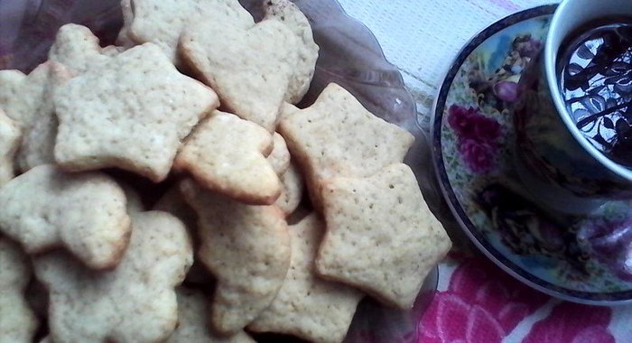 Песочное печенье с корицей и имбирем