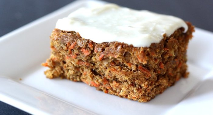 Морковный пирог без муки