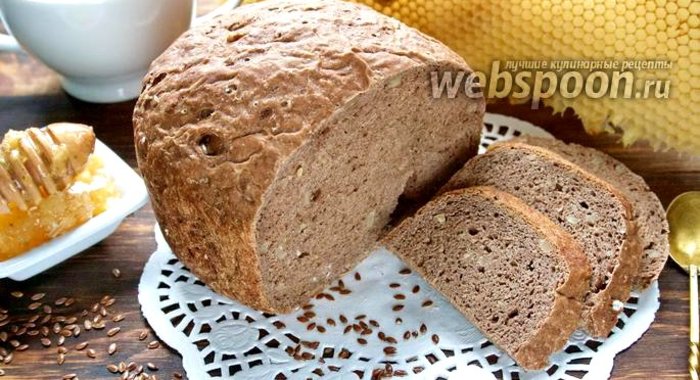 Льняной хлеб в хлебопечке