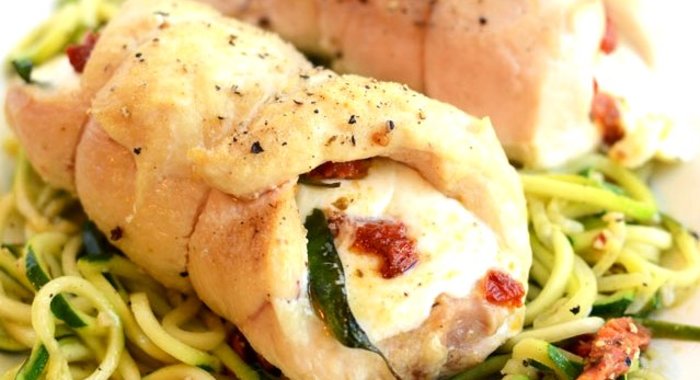 Куриные рулетики в духовке