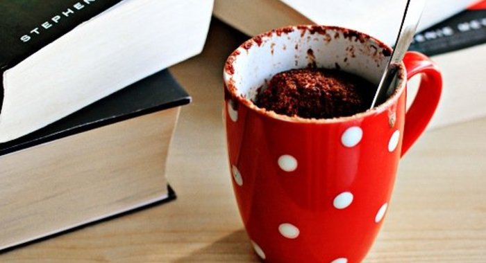 Шоколадный кекс в кружке за 5 минут