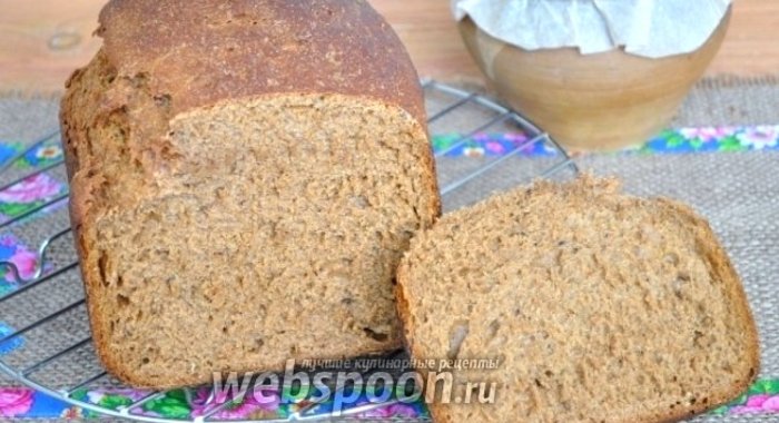 Бородинский хлеб в хлебопечи