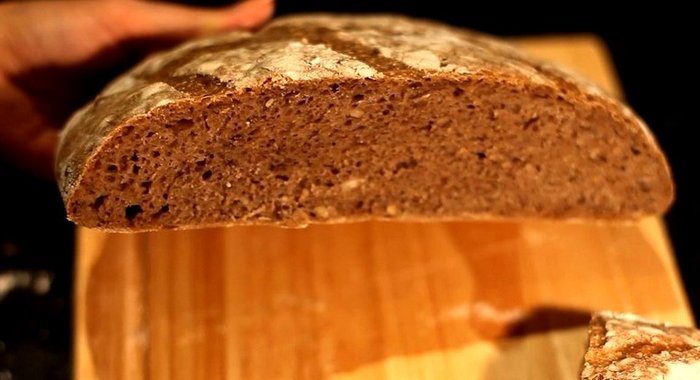Ржаной хлеб в духовке