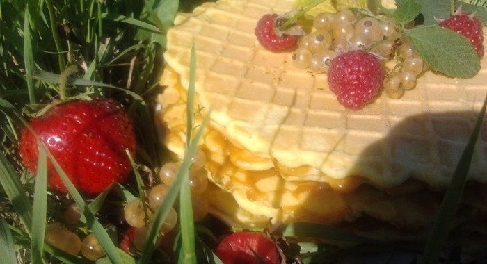 Вафельный торт