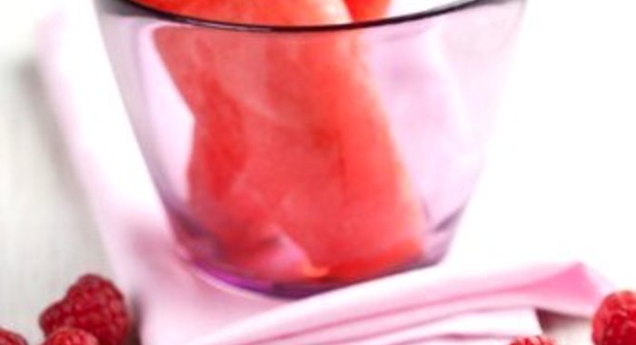 Йогуртовое малиновое эскимо с бананом