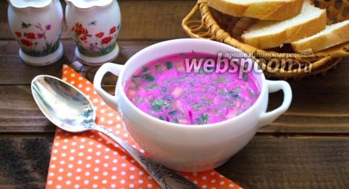 Литовский холодник с курицей