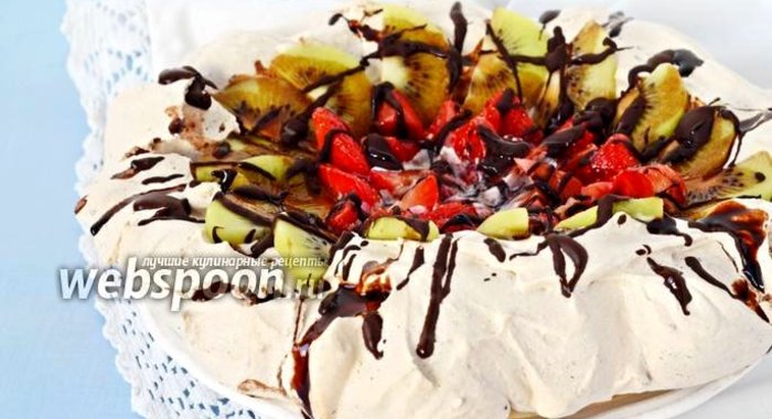 Шоколадный торт «Павлова»