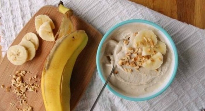 Замороженный банановый йогурт