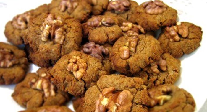 Шоколадное гречневое печенье