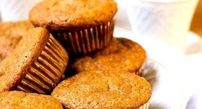 Маффины с отрубями и ананасом