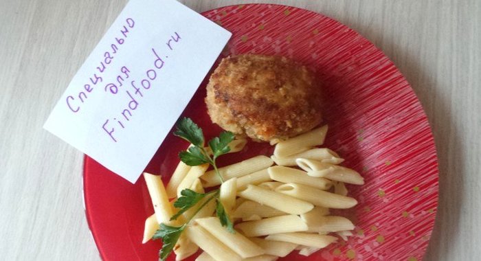 Котлеты с маслом и плавленым сыром в духовке