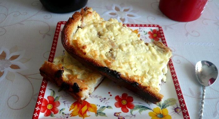 Лжеватрушка из вчерашнего батона