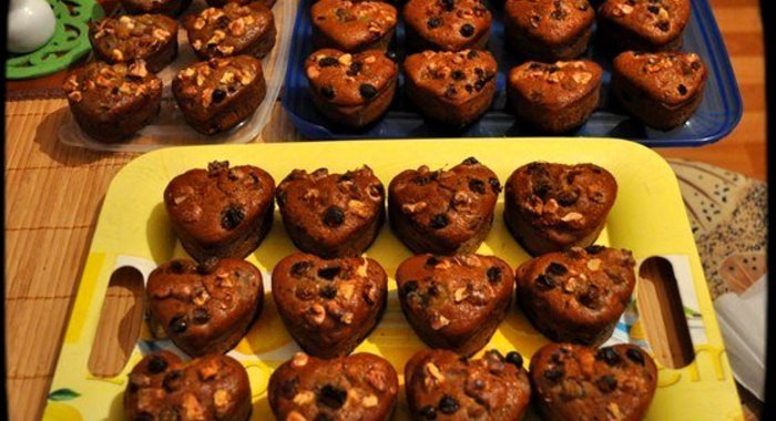 Кексы с вишневым соком