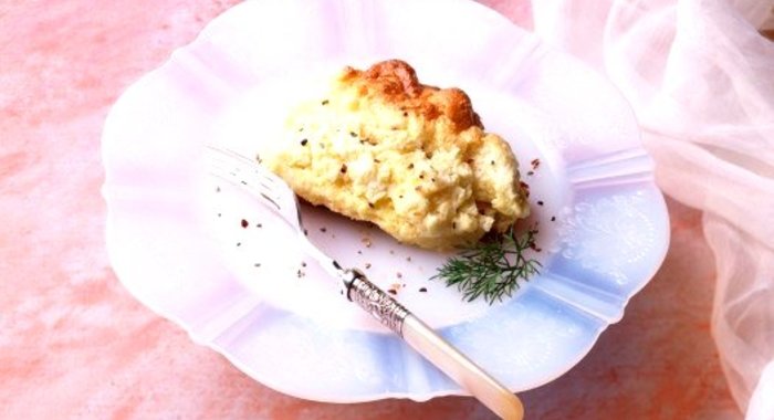 Омлет-суфле с петрушкой и сыром