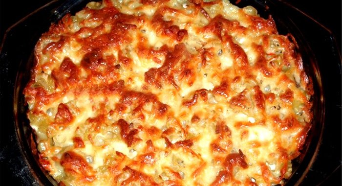 Запеканка из макарон с яйцом