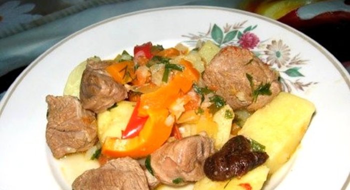 Жаркое из баранины с картошкой