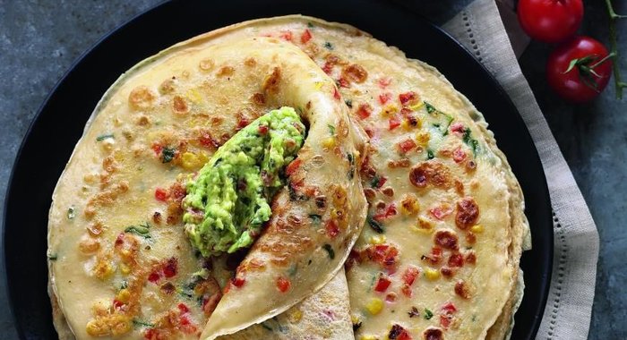 Блины в мексиканском стиле