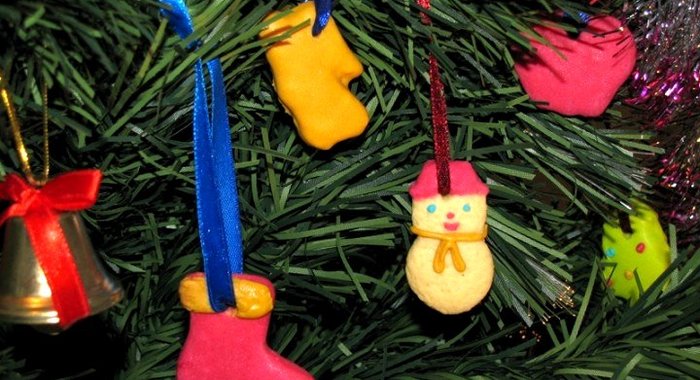 Новогоднее печенье на елку