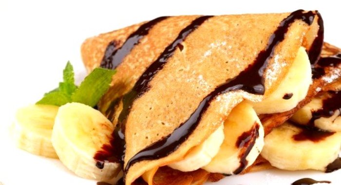 Блинчики с шоколадом