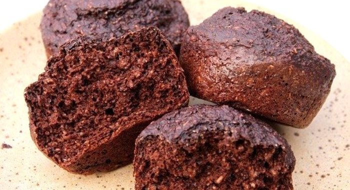 Быстрый протеиновый кекс с отрубями