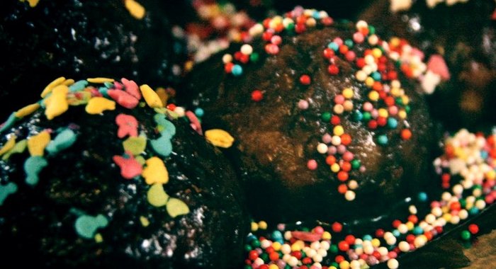 Апельсиновые кексы в шоколадной глазури