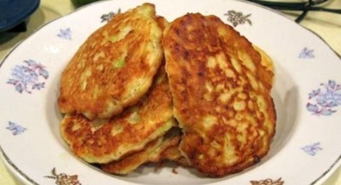 Блинчики из кабачков сладкие