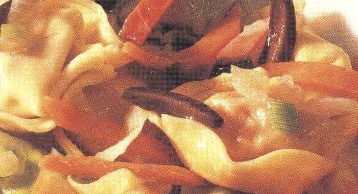 Грибные тортеллини с пармским окороком