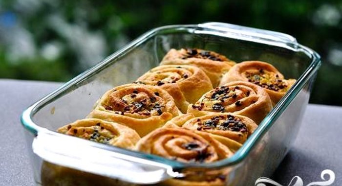 Булочки с чесноком