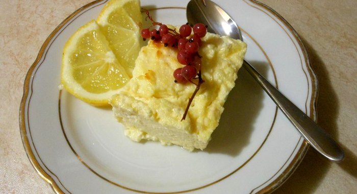 Запеченный творог по-деревенски