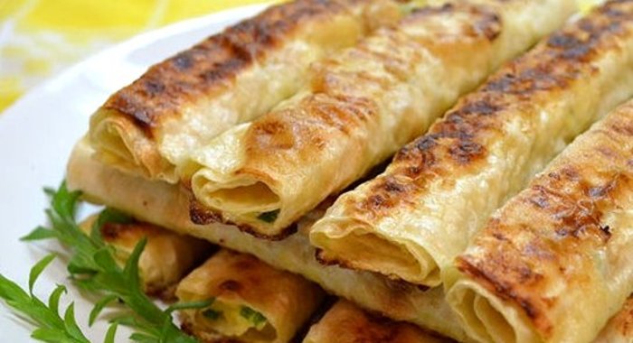 Лаваш с сыром обжаренный