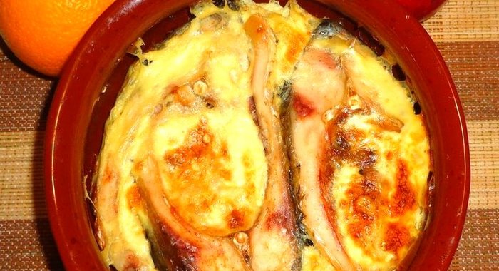 Запеканка из овощей и рыбы