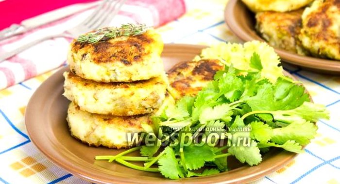 Овощные котлеты из картофеля и шампиньонов