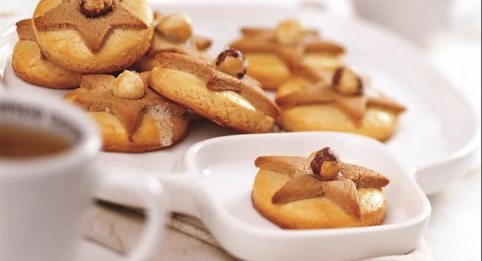 Двухцветное песочное печенье