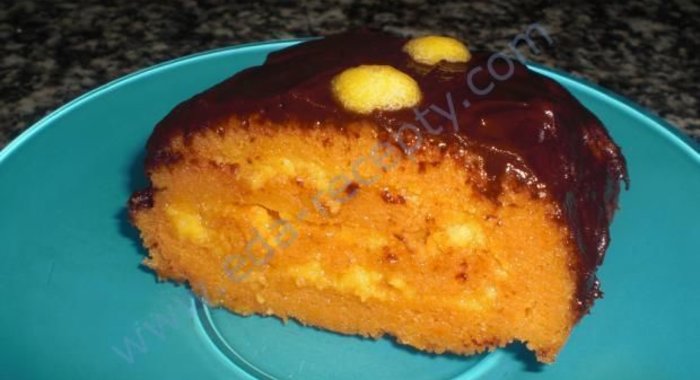 Морковный рулет