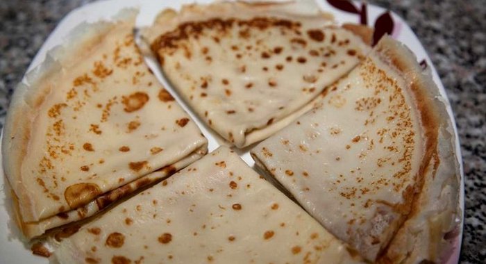 Блины с оливковым маслом