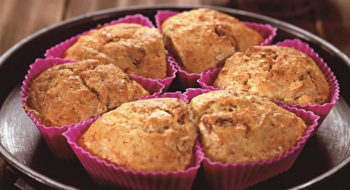 Яблочные кексы