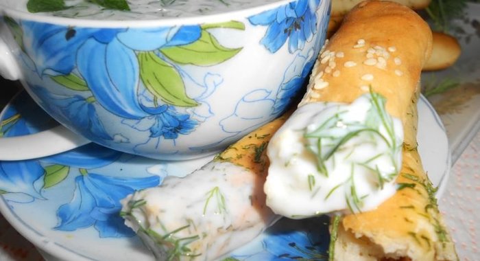 Хлебные палочки с сыром