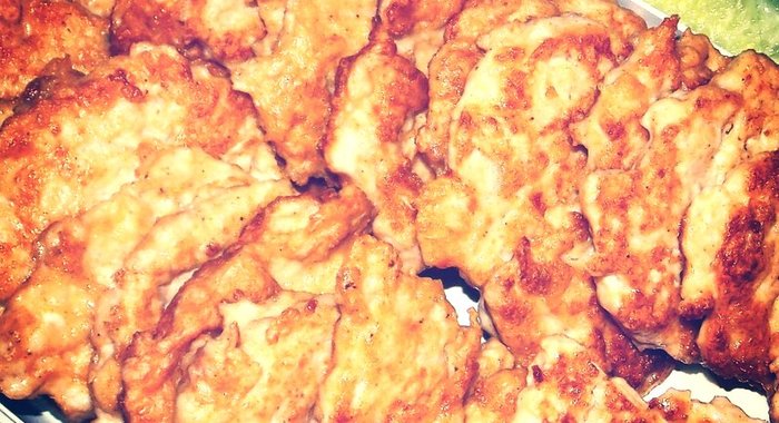 Куриные котлеты растрепки