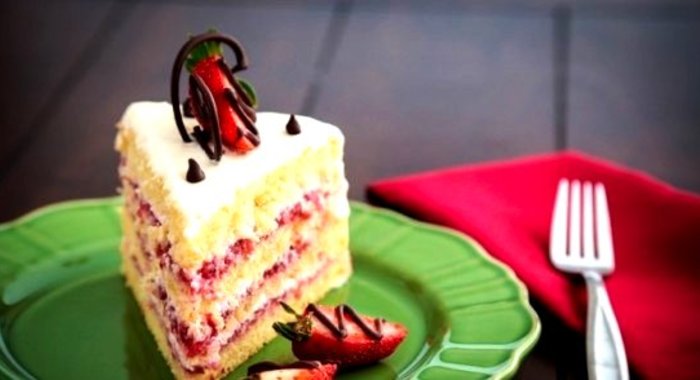 Торт Клубничка