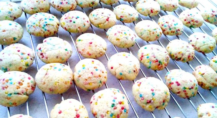 Радужное печенье